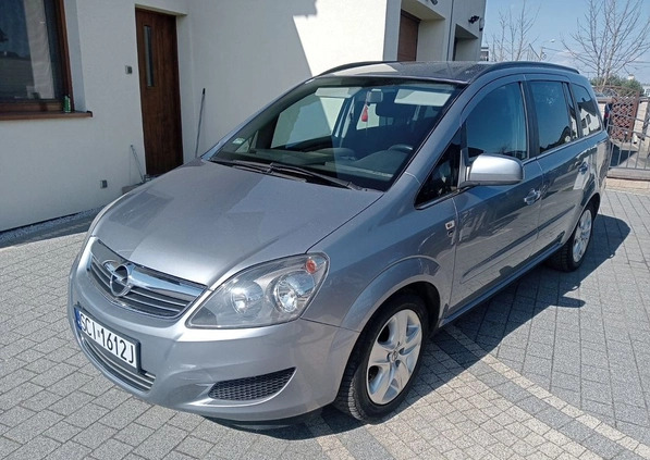 Opel Zafira cena 15800 przebieg: 284000, rok produkcji 2010 z Sosnowiec małe 56